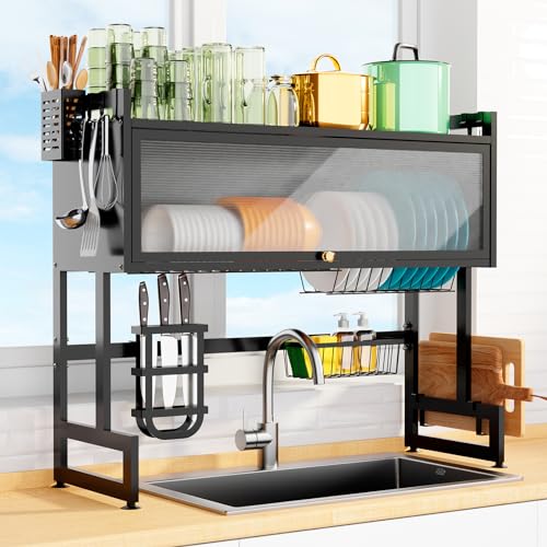 Read more about the article Bukfen Over-The-Sink 2-Tier Dish Drying Rack: The Ultimate Kitchen Organizer